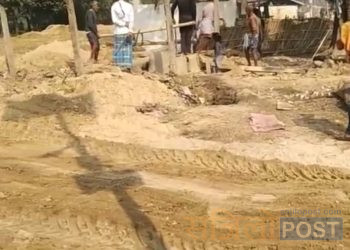 सप्तरीको बलान बिहुलमा वडा नम्बर ४ का वडाअध्यक्ष झा ले खालि गराउन थाले सार्वजनिक ऐलानी पर्ती जग्गा
