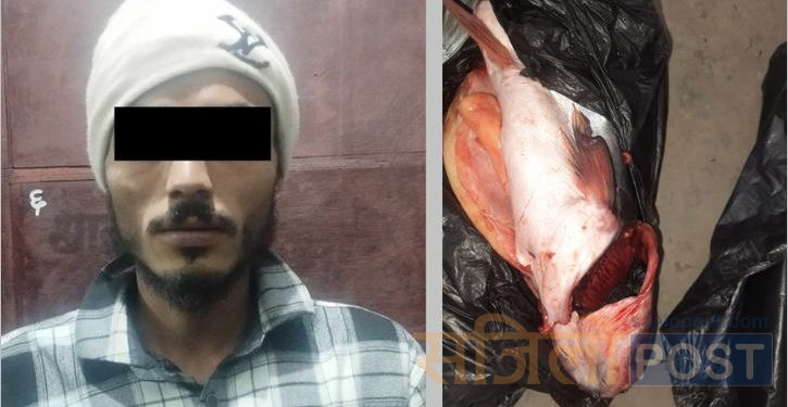 काँचो माछा भित्र ब्राउन सुगर प्याक गरेर जेलका कैदीलाई उपहार!