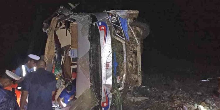 जन्ती बोकेको जीप दुर्घटना दुई जनाको मृत्यु