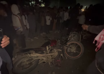 मधेश प्रदेश :दुईवटा माेटरसाइकल एकआपसमा ठोक्किँदा एक जनाको मृत्यु २ जना घाइते