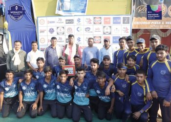 टाटा पेन्टस दोस्रो अन्तर कलेज क्रिकेट च्यम्पियनसिप २०८० : मोडेल कॉलेज र मोनास्टिक कॉलेज विजय