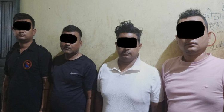 मधेश प्रदेश : क्यासिनोमा नेपालीलाई जुवा खेलाउँदै गरेको अवस्थामा चारजना पक्राउ