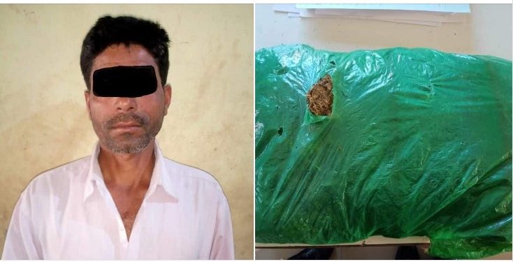 प्रतिबन्धित लागूऔषध गाँजा सहित एकजना पक्राउ