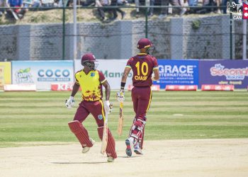 वेस्ट इन्डिज ए ले नेपाललाई दियो १६१ रनको लक्ष्य