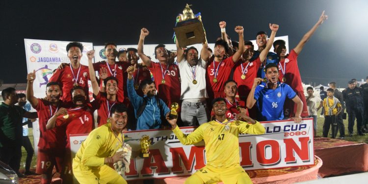 पुलिस जीतपुरसिमरा गोल्डकप च्याम्पियन