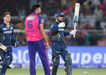 आइपिएल : राजस्थानमाथि गुजरात ३ विकेटले विजयी