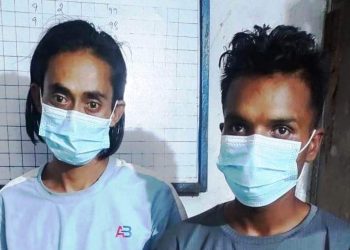 धनुषामा लागूऔषध खैरो हिरोइन सहित दुई जना पक्राउ