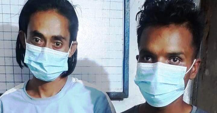 धनुषामा लागूऔषध खैरो हिरोइन सहित दुई जना पक्राउ