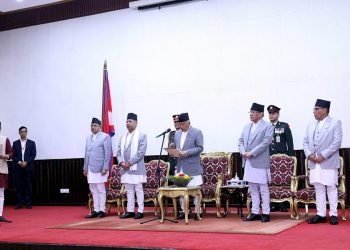 स्वास्थ्यमन्त्रीमा नियुक्त प्रदीप यादवले लिए पद तथा गोपनीयताको शपथ