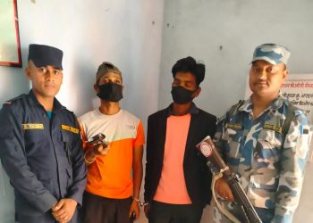 सप्तरीबाट पेस्तोलसहित दुई जना पक्राउ