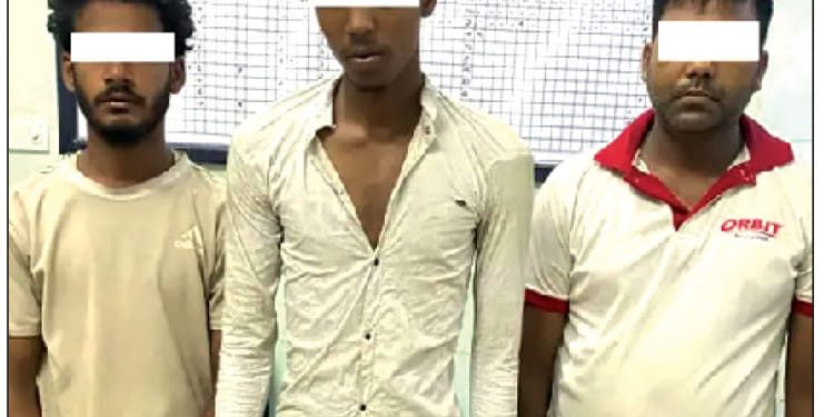 ब्राउन सुगरसहित तीनजना पक्राउ