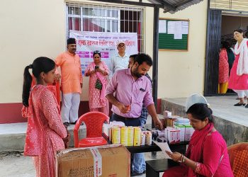 निःशुल्क स्वास्थ्य शिबिरबाट ६५० जना लाभान्वित