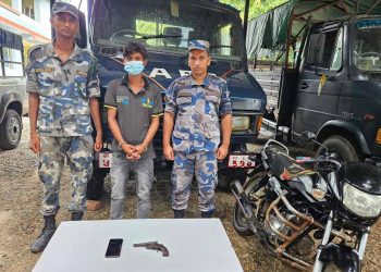 रौतहटबाट भारतीय नागरिक पेस्तोलसहित पक्राउ