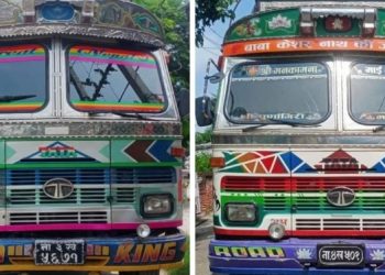 ९४ लाख भन्दा बढीको सामाग्री सहित ट्रक प्रहरीको नियन्त्रणमा