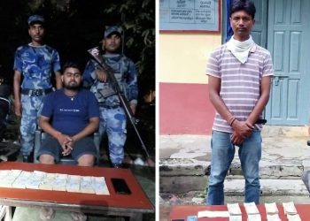 स्रोत नखुलेको साढे १२ लाख नगदसहित दुईजना पक्राउ