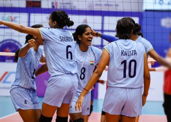 नेपाललाई हराउदै भारतले जित्यो काभा महिला भलिबलको उपाधि