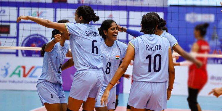 नेपाललाई हराउदै भारतले जित्यो काभा महिला भलिबलको उपाधि