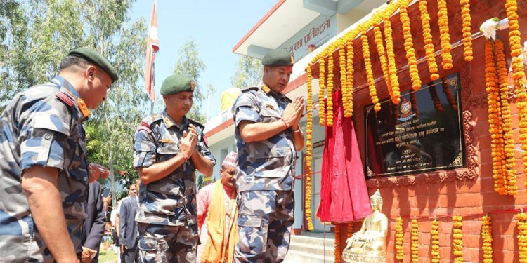 महानिरीक्षक अर्यालद्वारा सप्तरीमा तालिम केन्द्रको उद्घाटन, एसएसपी सुबेदीले पाए महानिरिक्षक प्रसंशा