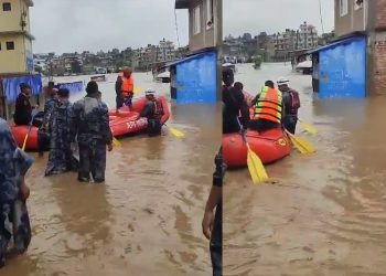 बाढी-पहिरोमा उद्धारको लागि १६ सय ३० सशस्त्र प्रहरी परिचालित