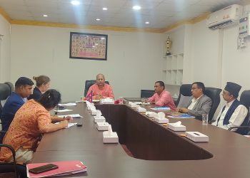 मुख्यमन्त्री सिँह र युएसएडको नेपाल मिसन निर्देशक डोनोहोईबीच भेट