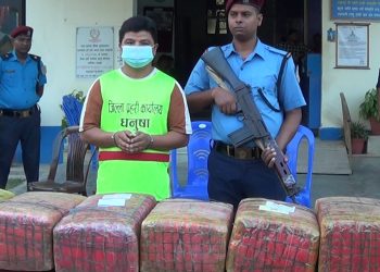 जनकपुरधामबाट २२१ किलो गाँजासहित एक जना पक्राउ
