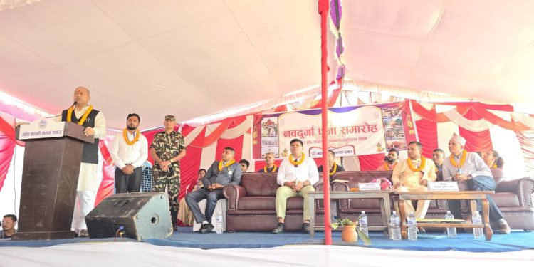 मधेश प्रदेशका मुख्यमन्त्री सिँह पोखरामा मैथिली भाषामा भने, ‘अप्पन भाषा, भेष आ सँस्कृतिक संरक्षण हमरासभक दायित्व अछि’