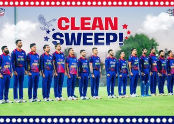अमेरिकाविरुद्धको टी-२० सिरिजमा नेपालको ‘क्लिन स्वीप’