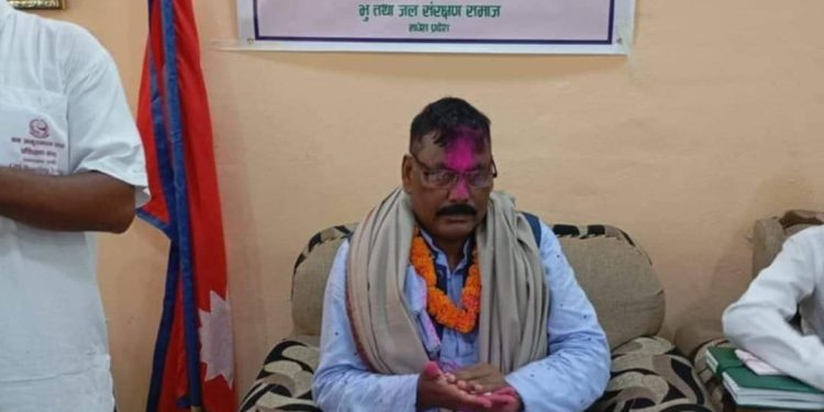 मधेश प्रदेशको भु तथा जल संरक्षण समाज द्वारा गरियो शुभकामना आदान प्रदान कार्यक्रम