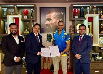 कर्णाली याक्समा भारतका चर्चित क्रिकेट खेलाडी शिखर धवन अनुबन्ध