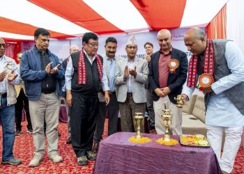 मुख्यमन्त्री सिंहद्वारा निजगढ तिलगंगा सामुदायिक आँखा अस्पताल उद्घाटन
