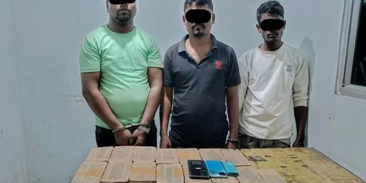 मधेश प्रदेश : साढे २२ किलो लागुऔषध चरेससहित तीन जना पक्राउ