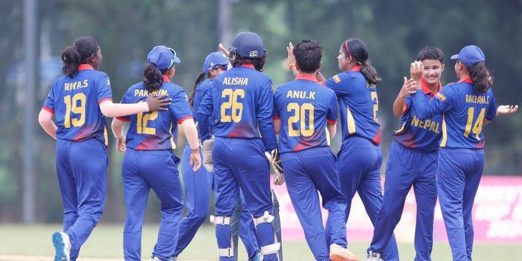 एसीसी यू-१९ महिला एसिया कप क्रिकेटमा नेपालले अपराजित रहँदै सुपर फोर चरणमा प्रवेश