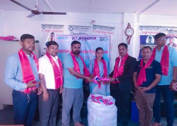 जनकपुर जेसिजद्वारा सेनेटरी प्याड डिस्ट्रीब्युसन कार्यक्रम सम्पन्न