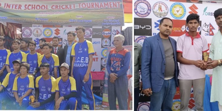 बिवाईडी (BYD) चौथो अन्तर स्कुल टी–२० क्रिकेट २०८१ :आजको खेलमा किड्डी कन्भेन्ट स्कुल र संकट मोचन स्कुल विजय