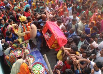 मिथिला माध्यमिकी परिक्रमाको टोली आज मडैमा