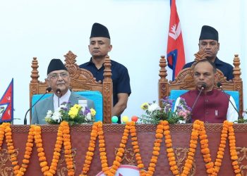 मधेस प्रदेशसभामा प्रधानमन्त्रीको सम्बोधनः जनतालाई पवित्रभावका साथ सेवा दिएर लोकतन्त्रलाई बलियो बनाउनुपर्छ