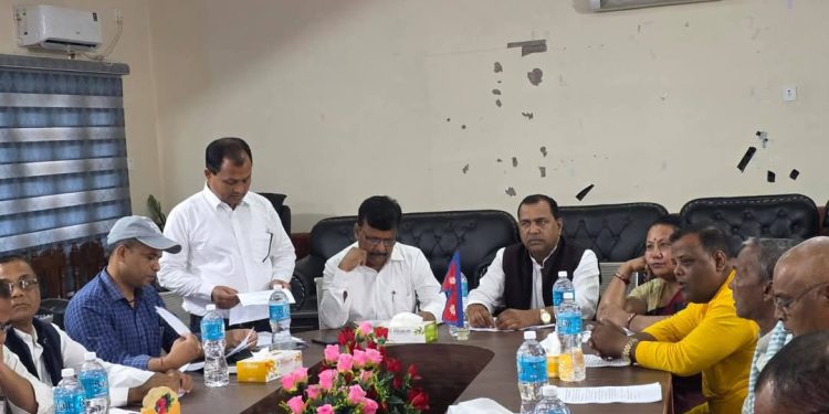 दूधमति नदीका समितिका पदाधिकारीहरुको कार्यक्षेत्र र सेवा सुविधा पारित
