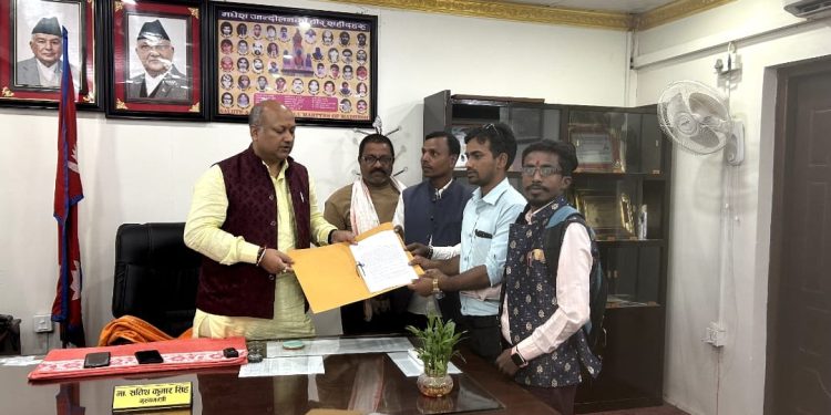 अम्बेडकर पार्क शिलान्यास स्थलमै बनाउनुपर्ने चमार समुदायको माग