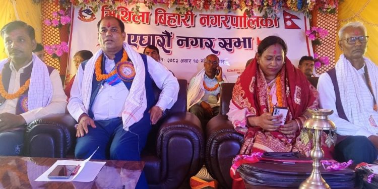 धनुषाको मिथिला बिहारी नगरपालिकाको ४४ करोड ८२ लाखको बजेट सार्वजनिक