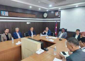 नेपाली श्रमिकका समस्या समाधानबारे एनआरएनए प्रतिनिधि मण्डल तथा श्रम मन्त्रीबिच गहन छलफल