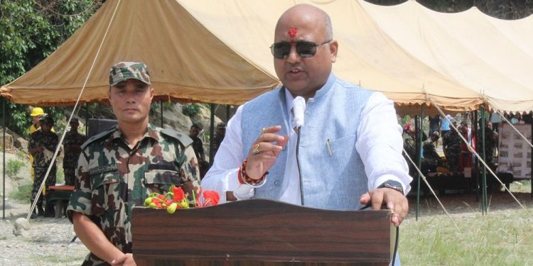 कम स्रोत र साधनमा पनि नेपाली सेनाको उत्कृष्ट कार्य : मुख्यमन्त्री सिंह