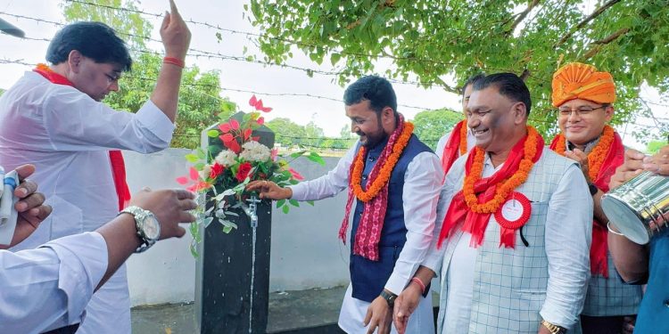 सिरहाको धनगढीमाईका हजारौँ नागरिकको खानेपानीको सपना आज साकार भएको छ : मन्त्री यादव