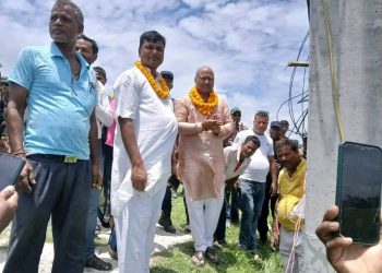 मुख्यमन्त्री सिंहद्वारा सप्तरीमा थ्री फेज कृषी विद्युतिकरणको शुभारम्भ