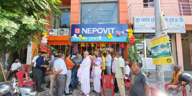 जनकपुरधाममा नेपोभेट टायल्सको सोरुम सञ्चालनमा
