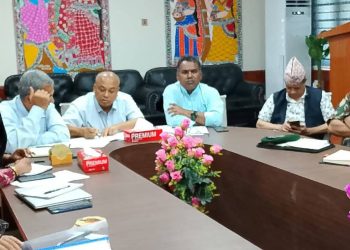 गृहमन्त्री लेखीको अगुवाइमा मधेशमा जलवायु संकटबारे सरोकारवालासँग अन्तरक्रिया, दीर्घकालीन समाधानमा जोड