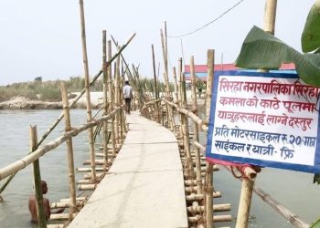कमलामा १४ वर्षदेखि पुल अलपत्र, काठेपुल तरेबापत २० रुपैयाँ शुल्क