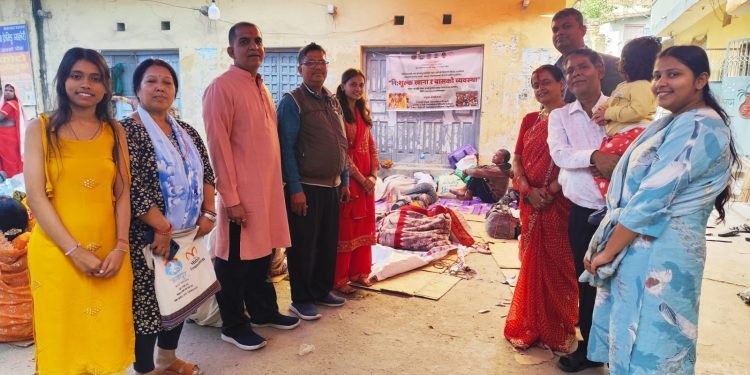 विवाह पञ्चमी अवसरमा ४ हजारभन्दा बढी भक्तजनलाई लियो क्लब अफ जनकपुरधाम क्यापिटलद्वारा निःशुल्क खान वितरण