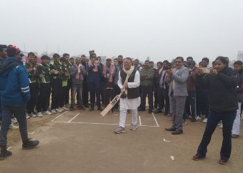 जनकपुरधाममा पाँचौँ अन्तर विद्यालय स्तरीय टि–२० क्रिकेट प्रतियोगिता सुरु,सभामुख रामआशिष यादव द्वारा उद्घाटन