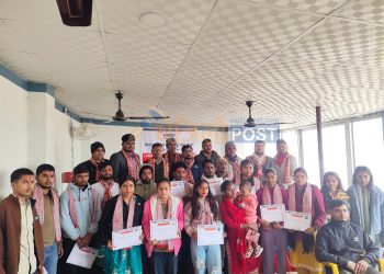 कम्प्युटर एसोसिएसन नेपाल महासंघ शाखा धनुषाद्वारा ३ महिने निःशुल्क आधारभूत कम्प्युटर तालिम सम्पन्न,प्रशिक्षार्थीहरुलाई प्रमाणपत्र वितरण