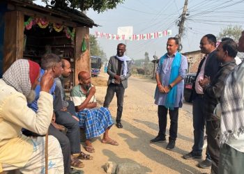 धनुषा–३ मा मनिष झाको घरदैलो तीव्र, विकास र सुशासन मुख्य एजेन्डा